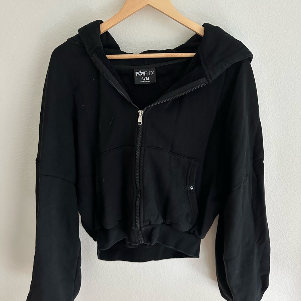 Popflex Black Women's Hoodie and Pants set m
